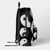 ヴィンテージ陰陽ハートバレンタイン プリントバックパック (左)