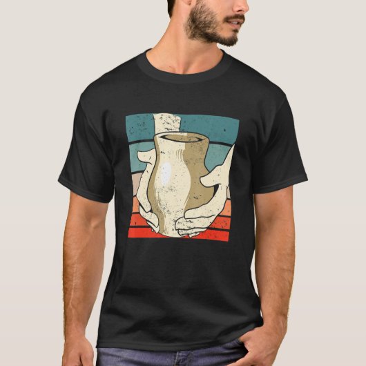 ヴィンテージ陶磁粘土彫刻家 Tシャツ (正面)