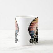 ヴィンテージ陶芸窯陶磁器アート教師陶芸 コーヒーマグカップ (中央)