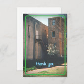 ヴィンテージ階段サンキューカード サンキューカード (正面/裏面)