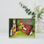 ヴィンテージ隠し子クリスマスポストカード ポストカード (スタンド正面)