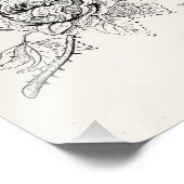 ヴィンテージ雀パーソナライズされた雀 フォトプリント            (角)