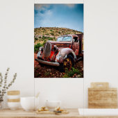 ヴィンテージ集荷トラック ポスター (キッチン)