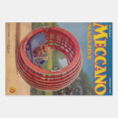 ヴィンテージ雑誌カバー ラッピングペーパーシート (正面)