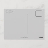 ヴィンテージ雑誌及びタコマのテーブルビール ポストカード (裏面)