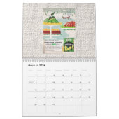 ヴィンテージ雑誌広告カレンダー カレンダー (3月 2026)