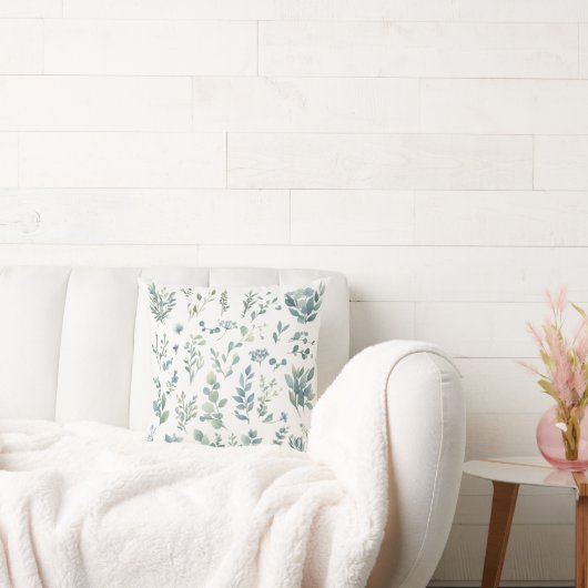 ヴィンテージ離れと花 クッション (ソファ)