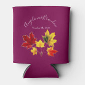 ヴィンテージ離れのメジ深いの赤結婚- 缶クーラー (正面)