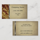 ヴィンテージ離れろうけつ染めスエフェイクード 名刺 (正面/裏面)