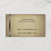 ヴィンテージ離れろうけつ染めスエフェイクード 名刺 (裏面)