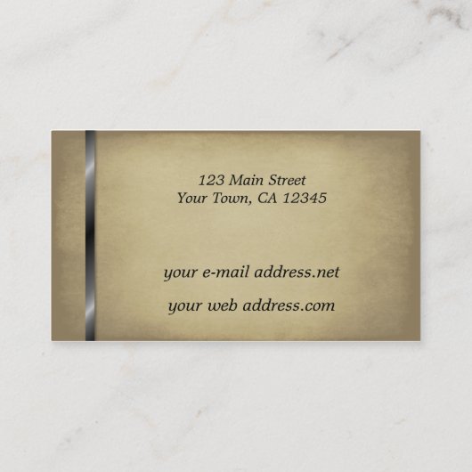 ヴィンテージ離れろうけつ染めスエフェイクード 名刺 (裏面)