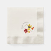 ヴィンテージ離れメジの結婚 縁ありカクテルナプキン (正面)