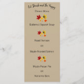 ヴィンテージ離れメープル – メニューカード メニュー (正面)