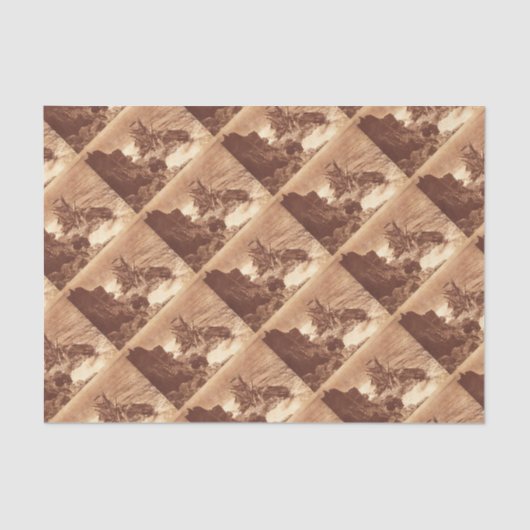 ヴィンテージ難破船 – 帆船アンティーク写真 薄葉紙 (正面)