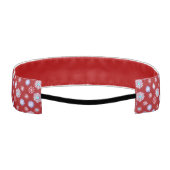 ヴィンテージ雪が赤 アスレチックヘッドバンド (裏面)