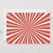 ヴィンテージ雪だるまクリスマスパーティの招待状 招待状 (裏面)