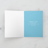 ヴィンテージ雪だるまメリークリスマスビクトリアンヴィレッジ シーズンカード (内部)