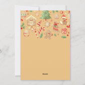 ヴィンテージ雪だるま – メリークリスマスホリデーカード シーズンカード (裏面)