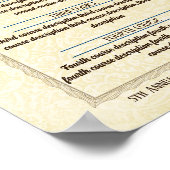 ヴィンテージ雪のクリスマスメパーソナライズされたニュー ポスター (角)