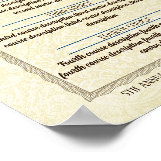 ヴィンテージ雪のクリスマスメパーソナライズされたニュー ポスター (角)