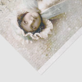 ヴィンテージ雪の冬のクリスマスミュージックコラージュ 薄葉紙 (詳細)