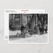 ヴィンテージ雪掻き ポストカード (正面/裏面)