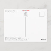 ヴィンテージ雪掻き ポストカード (裏面)