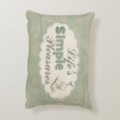 ヴィンテージ雪氷雪氷滑りかわいい冬の引用文 アクセントクッション (裏面(縦))