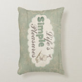 ヴィンテージ雪氷雪氷滑りかわいい冬の引用文 アクセントクッション (正面(垂直))