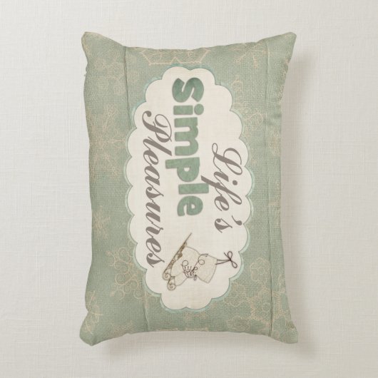 ヴィンテージ雪氷雪氷滑りかわいい冬の引用文 アクセントクッション (正面(垂直))