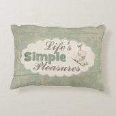 ヴィンテージ雪氷雪氷滑りかわいい冬の引用文 アクセントクッション (裏面)