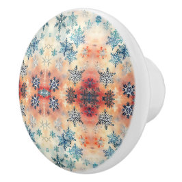 ヴィンテージ雪片パターン – セラミックノブ