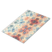 ヴィンテージ雪片パターン – メモ帳 (アングル)