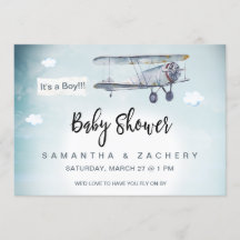 *~* ヴィンテージ雲 赤ちゃん男の子 シャワー