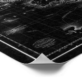 ヴィンテージ電信ポスター地図 ポスター (角)