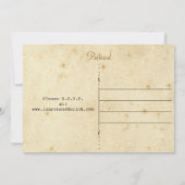 ヴィンテージ電信招待状葉書 招待状 (裏面)