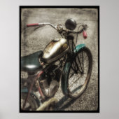 ヴィンテージ電動自転車ポスター ポスター (正面)