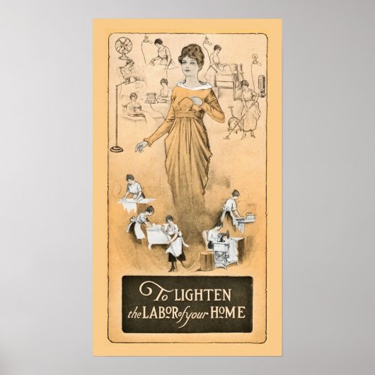 ヴィンテージ電化製品ポスター ポスター (正面)