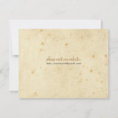 ヴィンテージ電報日付の保存 セーブザデート (裏面)