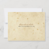 ヴィンテージ電報日付の保存 セーブザデート (裏面)