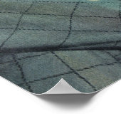 ヴィンテージ電気工事用回路遮断器パネル ポスター (角)