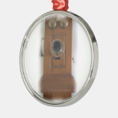 ヴィンテージ電話オーナメント メタルオーナメント (左)