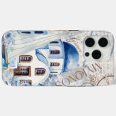 ヴィンテージ電話ケース Case-Mate iPhoneケース (裏面 (横))