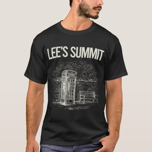 ヴィンテージ電話ボックス リーズサミット Tシャツ (正面)