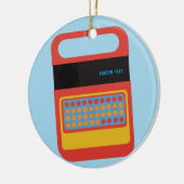 ヴィンテージ電話子のスペルチェック用のカスタム玩具 セラミックオーナメント (左)