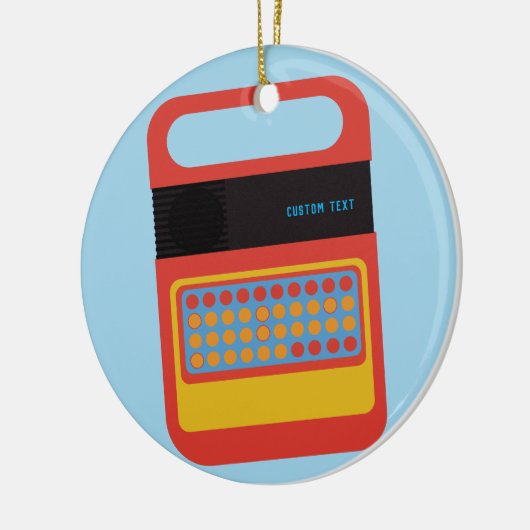 ヴィンテージ電話子のスペルチェック用のカスタム玩具 セラミックオーナメント (左)