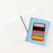 ヴィンテージ電話子スペル玩具カスタム ノートブック (内部)