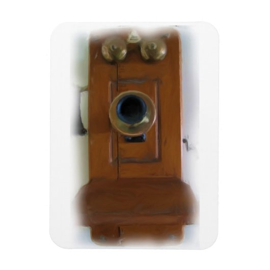 ヴィンテージ電話用フレキシブルマグネット マグネット (縦)