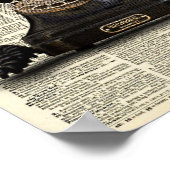 ヴィンテージ電話辞書アートプリントポスター ポスター (角)