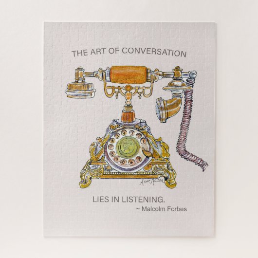 ヴィンテージ電話 ジグソーパズル (縦)